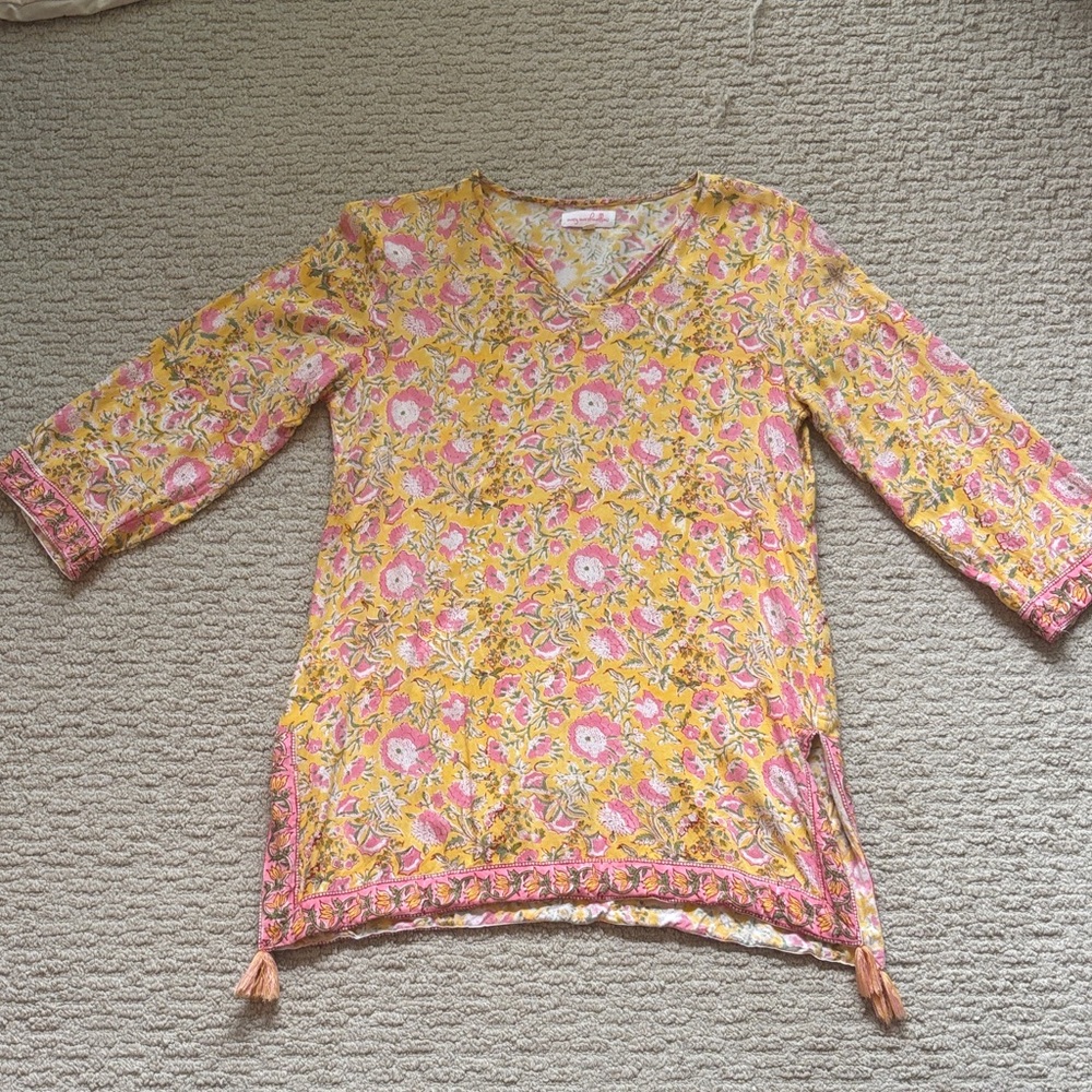 Mary Marshmallow Floral Blouse